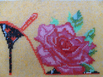 Bead embroidery