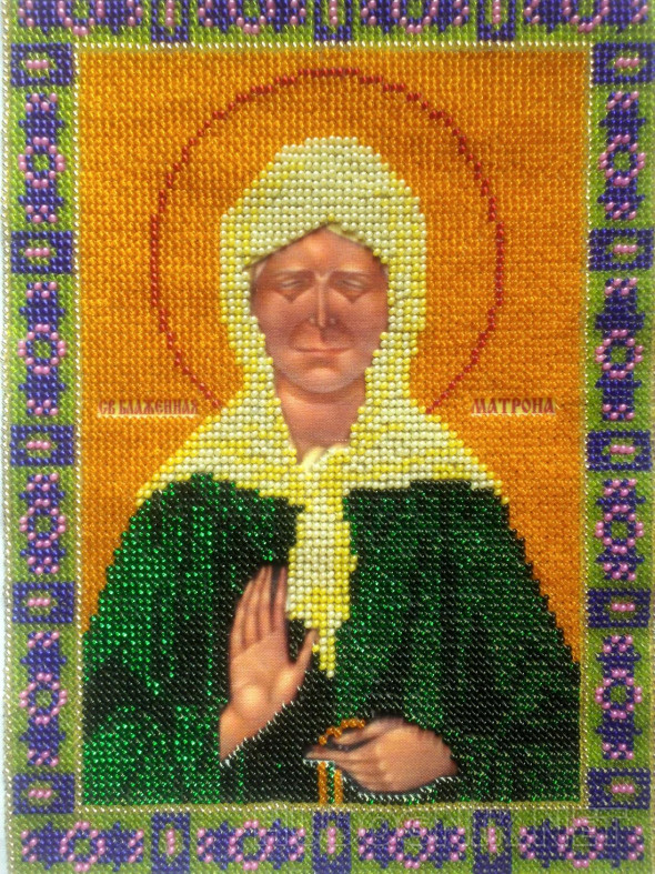 Картина Икона Матрона Московская. Размеры: 34x26, Год: 2017, Цена: 4000 ...