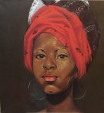 Portrait of African girl