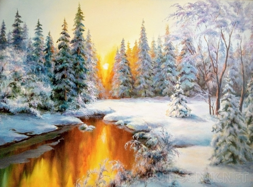 Картины Зимы Фото