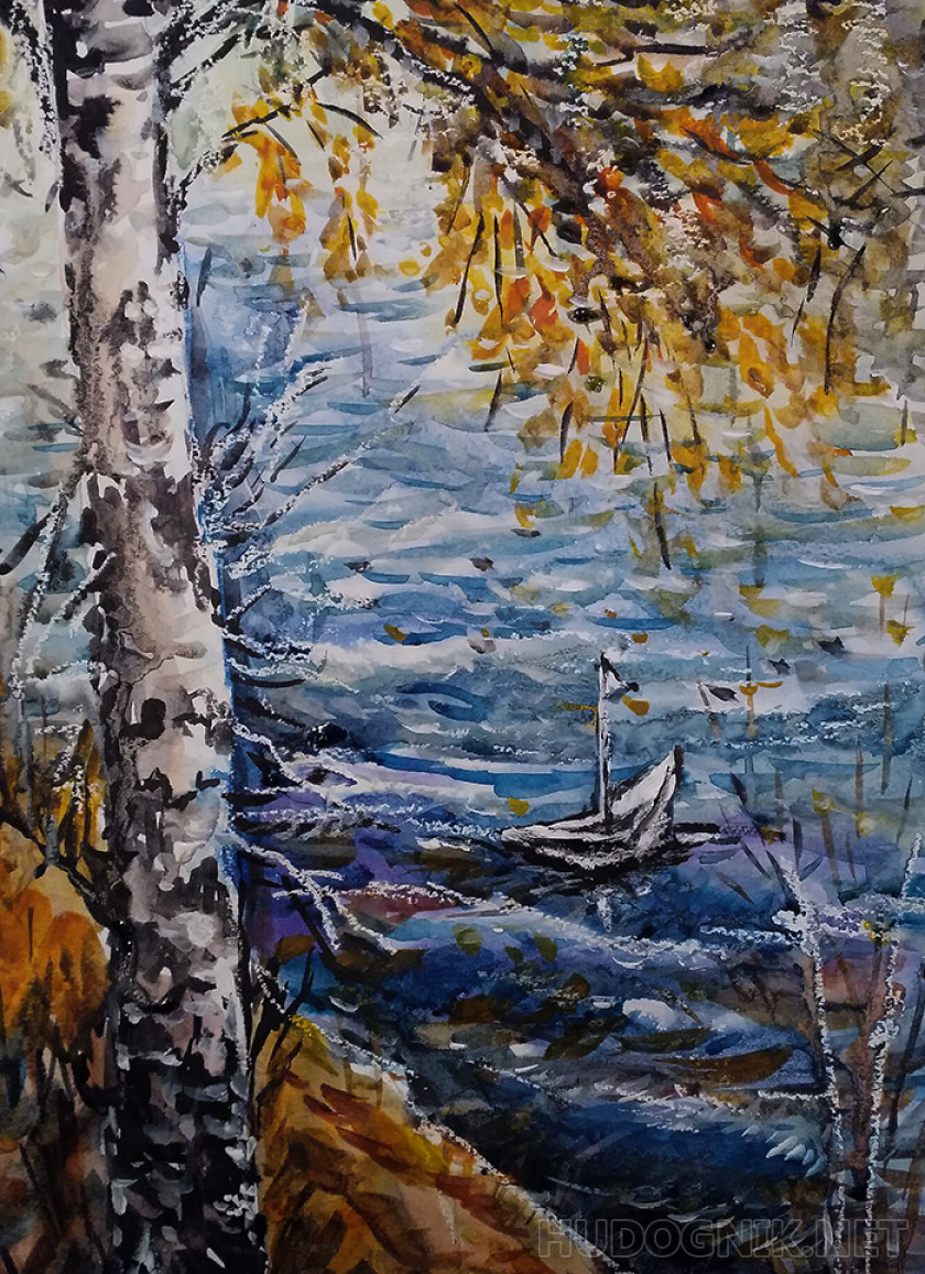 Осенний кораблик