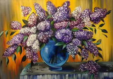 Lilacs in a vase