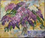 A bouquet of lilacs