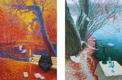 Home, a diptych: in Boldin have Pushkina, in Tarkhany Lermontov