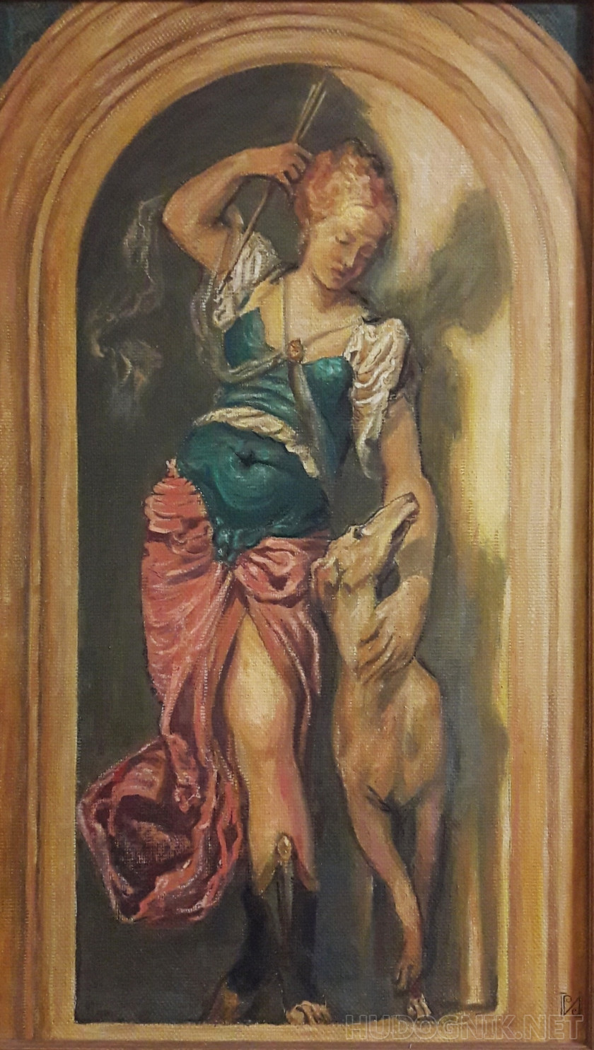 С картины П.Веронезе "Диана"