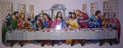 The last supper.