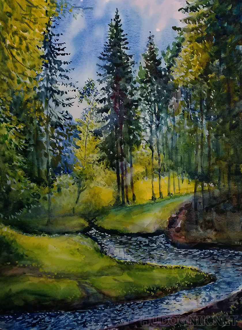 Лесной ручей