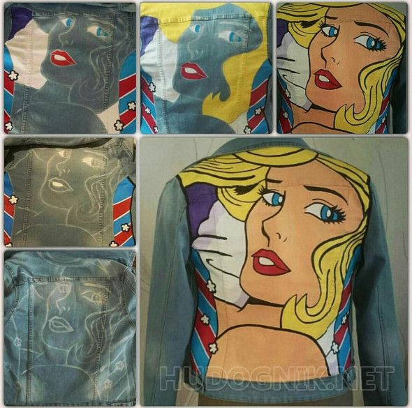 Картина Комикс девушка. Размеры: 60x40, Год: 2017, Цена: 3500 рублей ...