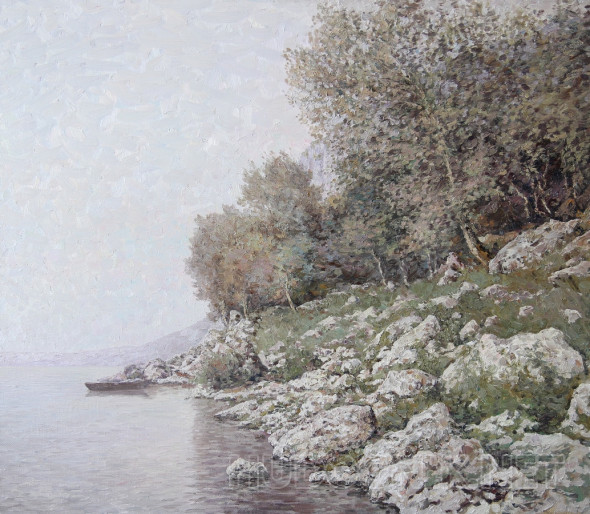 Картина Берег Волги. Размеры: 80x70, Год: 2016, Цена: 45000 рублей ...