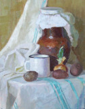 Still life with jug.