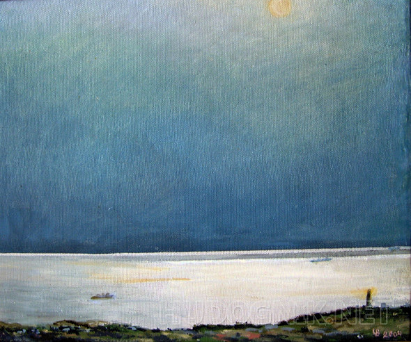 Картина Черноморская ночь.. Размеры: 43x36, Год: 2004, Цена: 40000 ...