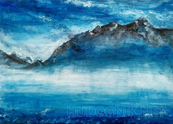 Картина Туман. Размеры: 45x34, Год: 2017, Цена: 5500 рублей Художник ...