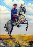 Cossack on horseback
