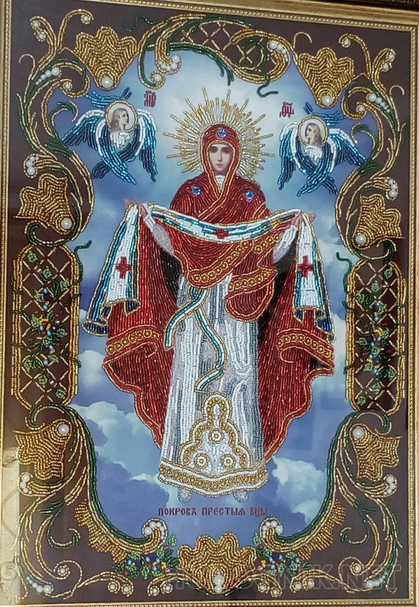 Картина Богородица Покрова.. Размеры: 33x57, Год: 2017, Цена: 23000 ...