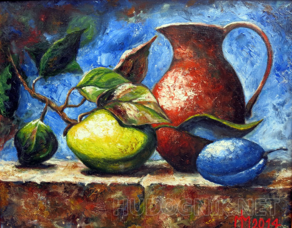 Картина Красный кувшин. Размеры: 50x40, Цена: 6000 рублей Художник ...