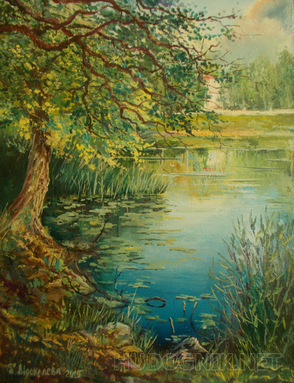 Картина Жигулевский пруд. Размеры: 47x36, Год: 2015, Цена: 4000 рублей ...