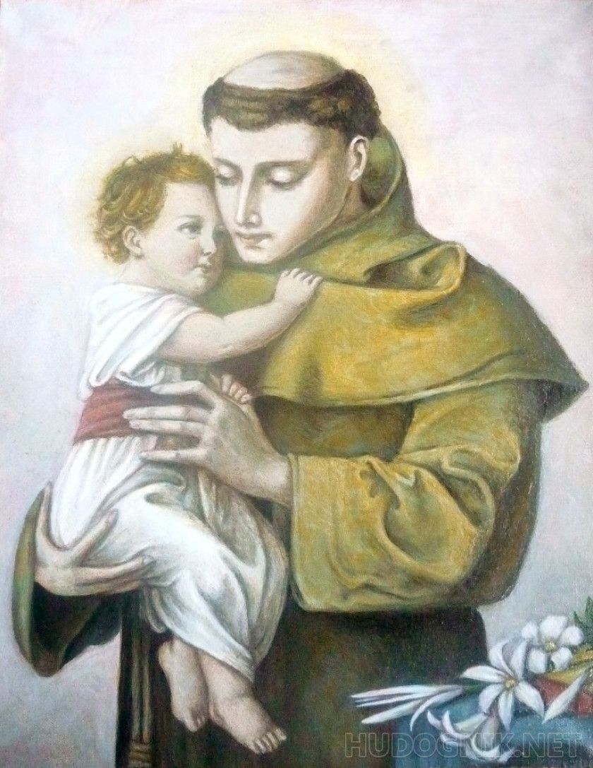 Святой Антоний Падуанский с Младенцем Иисусом