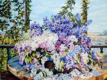"Bouquet of lilacs"