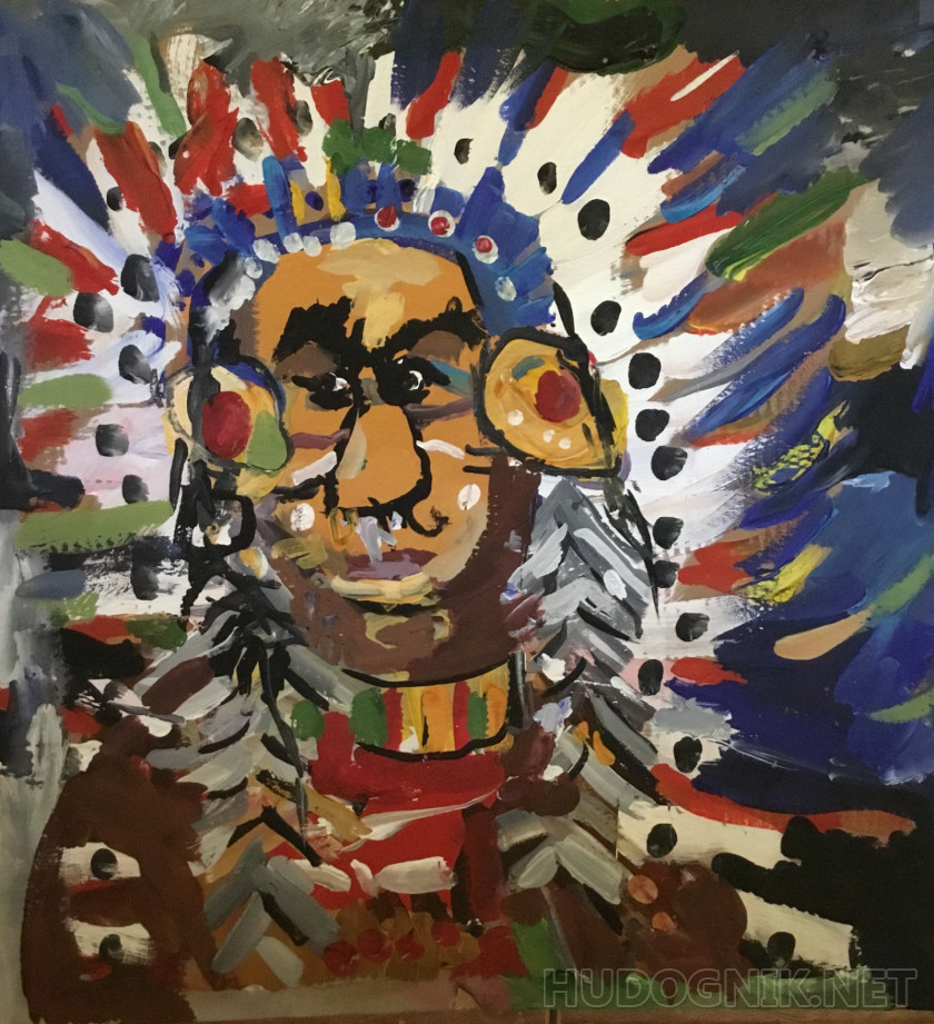 Портрет индейца