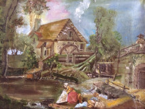 Dutch landscape At the old mill