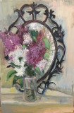 Spring still life with mirror