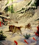 A la caza de los lobos (una copia de Goncharovoi)