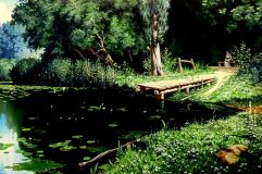 Overgrown pond (copy Polenov)