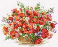 Basket of poppies