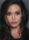 Retrato De Angelina Jolie