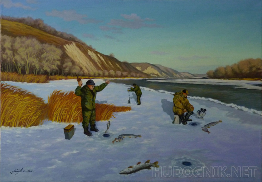 Зимняя рыбалка на Дону