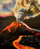 El volcán