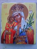 The icon of the mother of God the unfading blossom