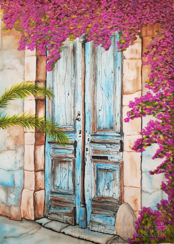 Картина Дверь в лето. Размеры: 30x42, Год: 2019, Цена: 800 рублей ...