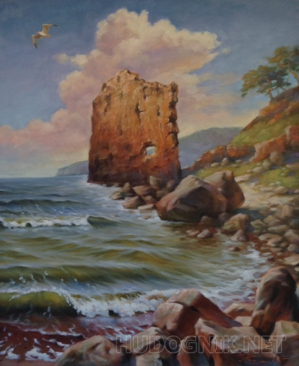 Картина Скала Парус. Размеры: 50x60, Год: 2018, Цена: 30000 рублей ...