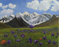 La imagen de valle y Montaña