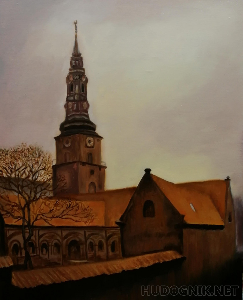 Копия Вильгельм Хаммерсхёй Церковь в Копенгагене