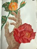 Las manos y las flores