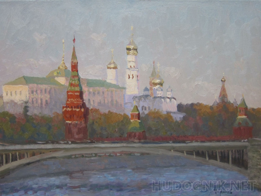 Москва. Вид на кремль