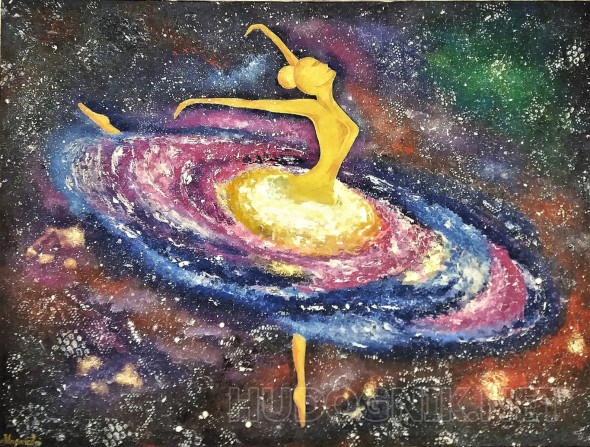 Картина Галактический балет. Размеры: 80x60, Год: 2019, Цена: 14899 ...