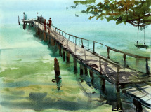 Thailand. &quot;The old pier&quot;