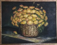 Dandelions in the basket