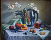 still life with kettle