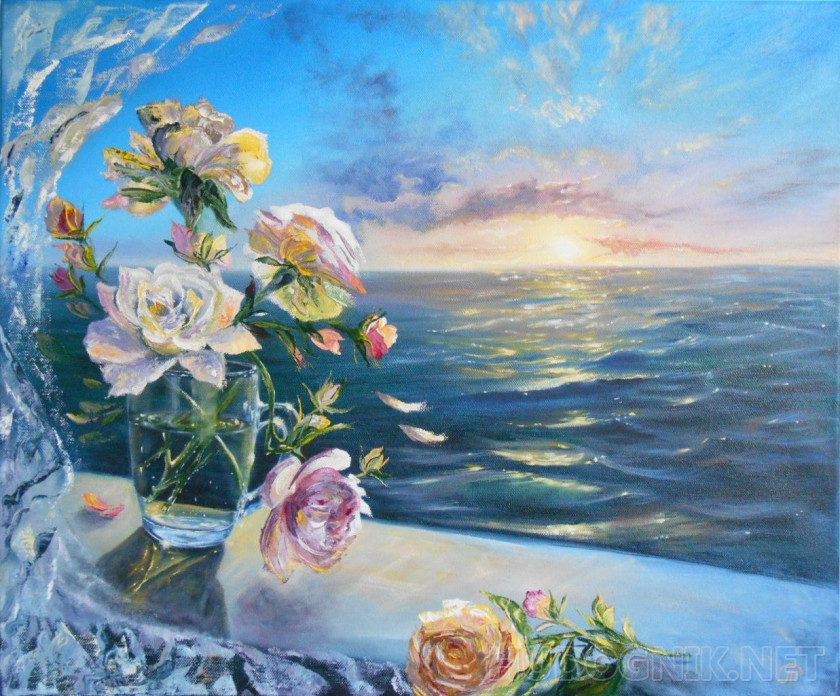 Море цветов открытка - 65 фото