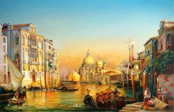 Golden evening in Venice