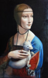 Copy of the painting &quot;Lady with an ermine&quot;