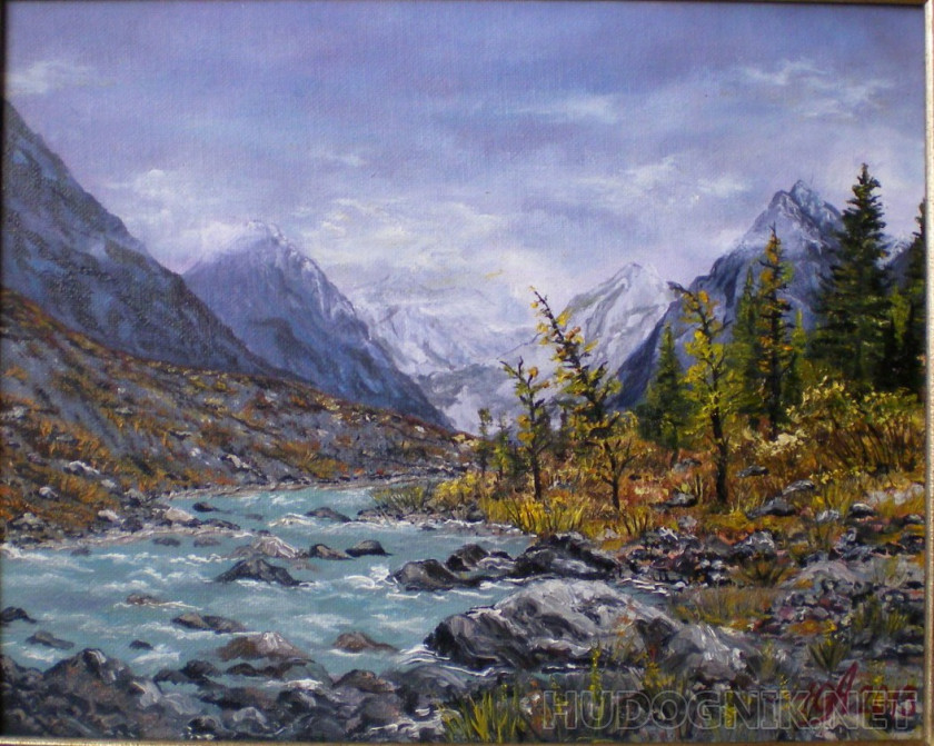 "Altai.Paisaje de montaña."