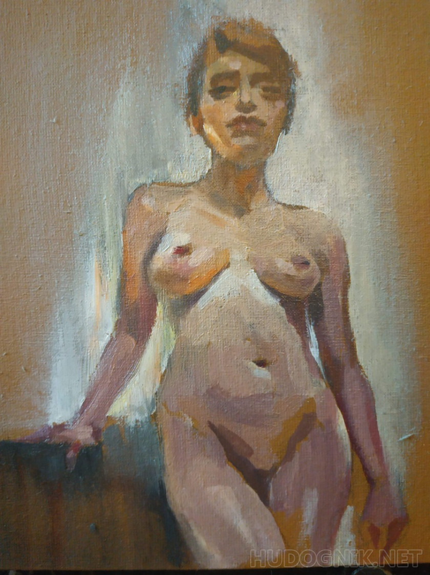 Рисованные голые женщины (77 фото)