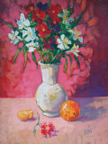 Still life with orange