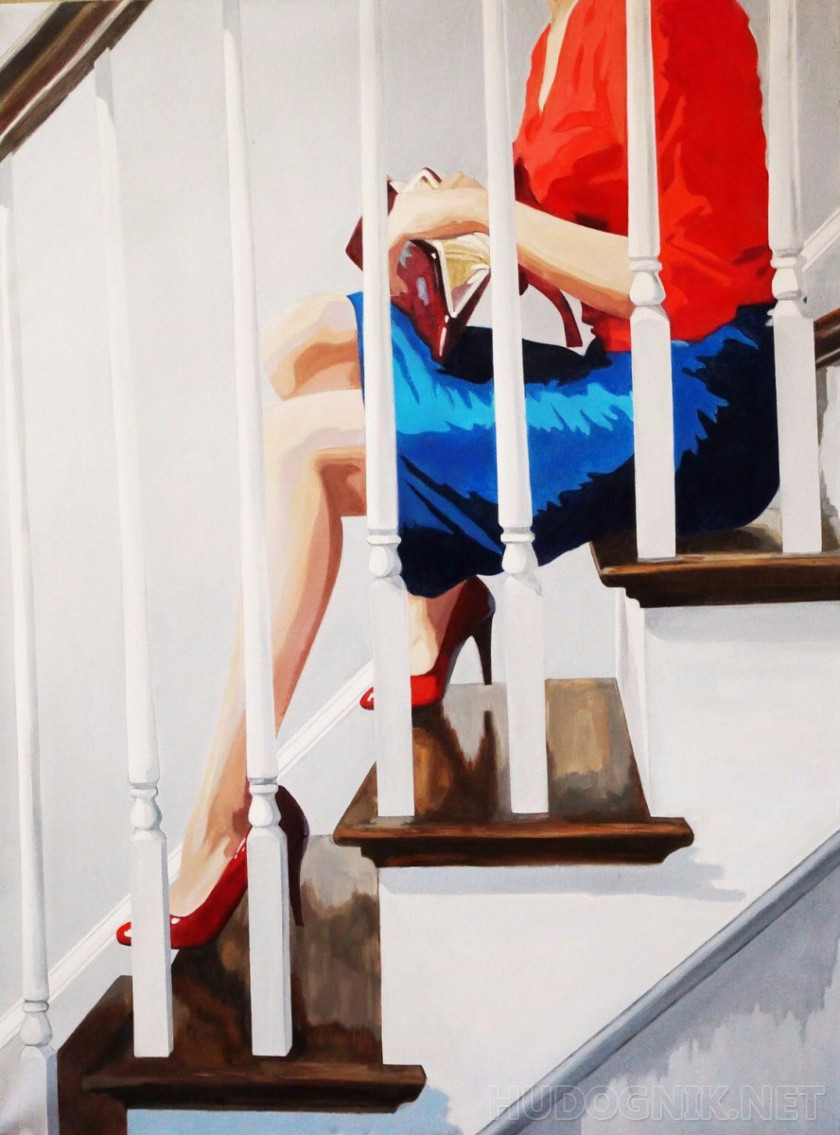 "Девушка на лестнице"