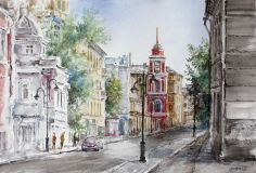 Mosc, la calle pyatnitskaya